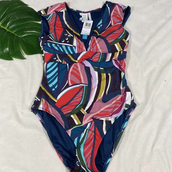 NWT‎ Bleu Rod Beattie [ 6 ] Absolutely Fabulous One Piece Swimsuit - Picture 4 of 12